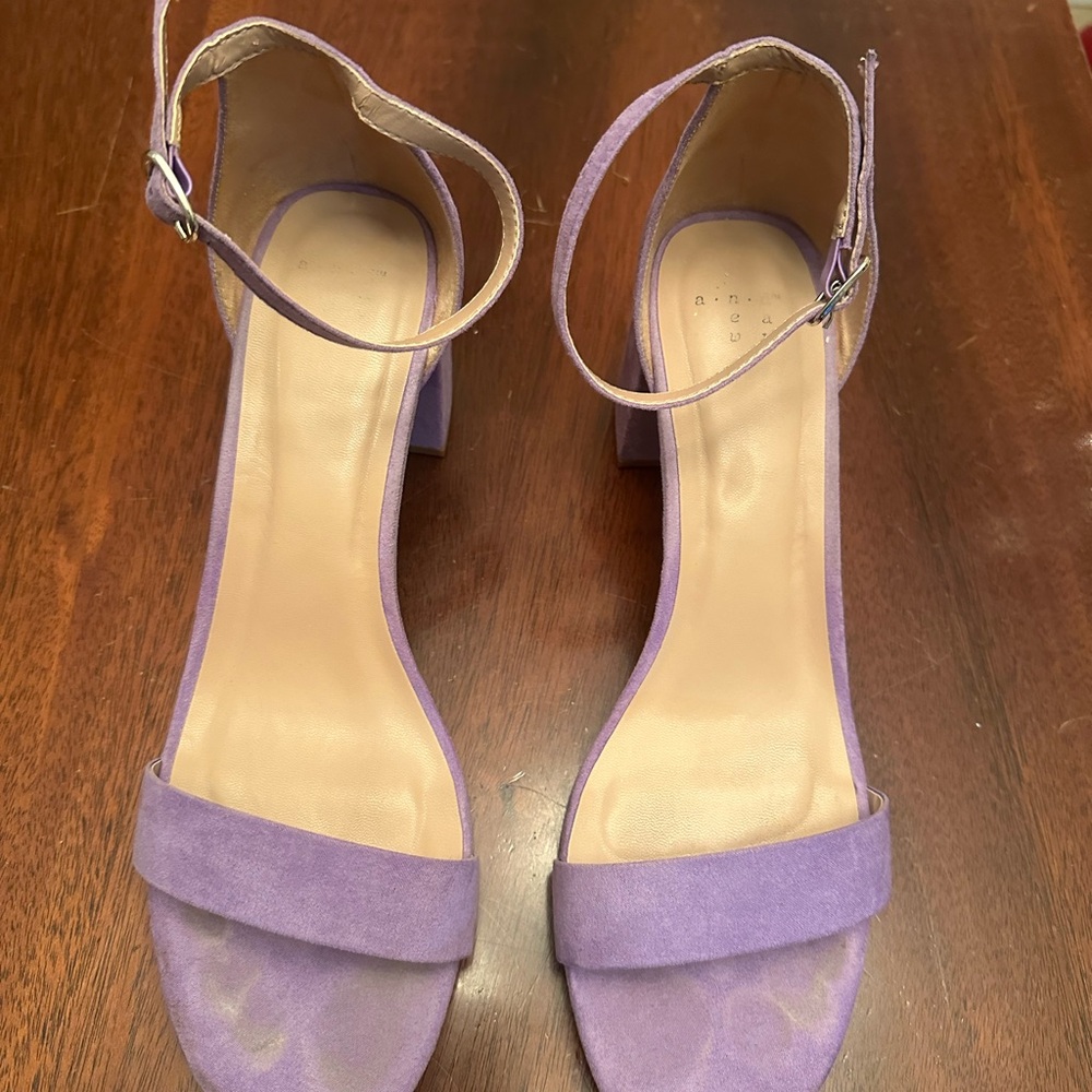 Chic Lavender Ankle Strap 2.5’Heels